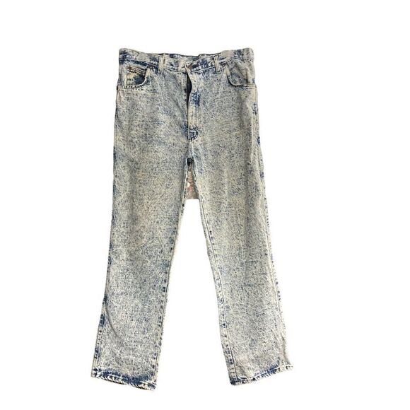 BRISTOL BLUES Men’s Vintage/Retro  Acid Washed Jeans Size 36/30 - Picture 1 of 13